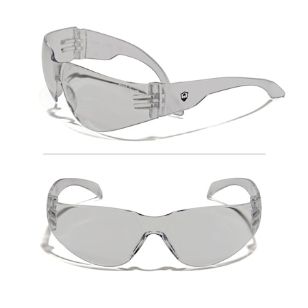 Defender Safety VS1, Safety Glasses, Smoked Lens, Tinted/ Tinted Frame, 30 PK OF-VS1-88